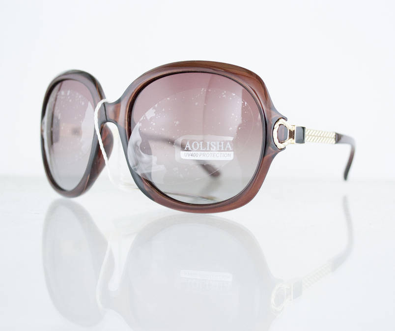 Окуляри жіночі сонцезахисні поляризаційні - Коричневі - 1543, фото 1