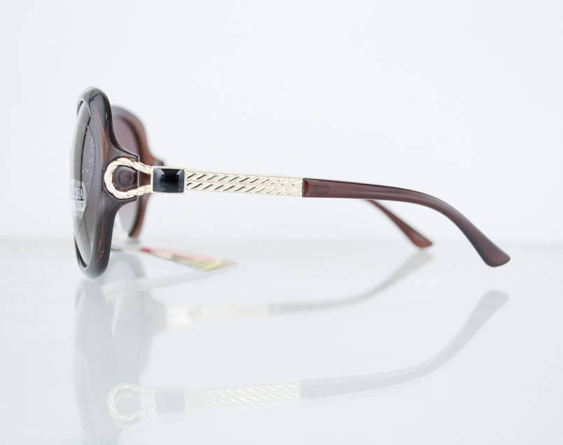 Окуляри жіночі сонцезахисні поляризаційні - Коричневі - 1543, фото 3