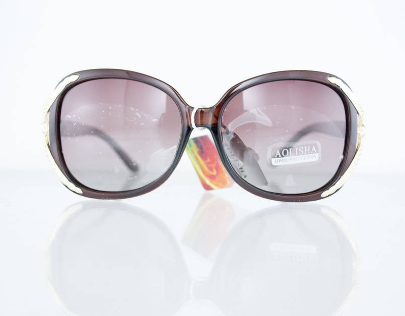 Окуляри жіночі сонцезахисні поляризаційні - Коричневі - 1561, фото 2