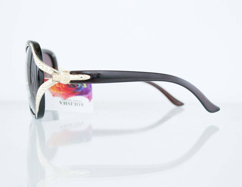 Окуляри жіночі сонцезахисні поляризаційні - Коричневі - 1561, фото 3