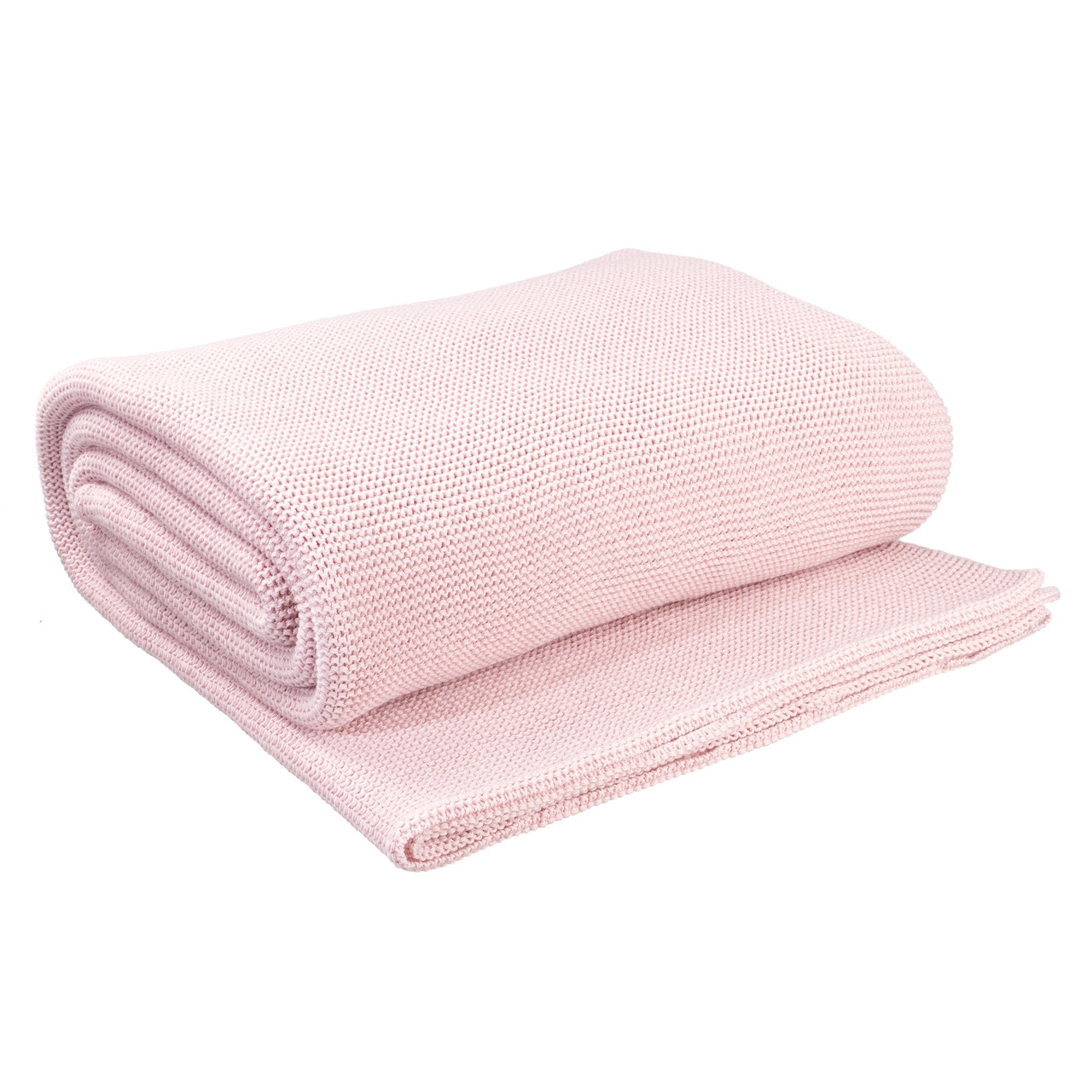 Плед в'язаний Ohaina 220x200 Pale Pink