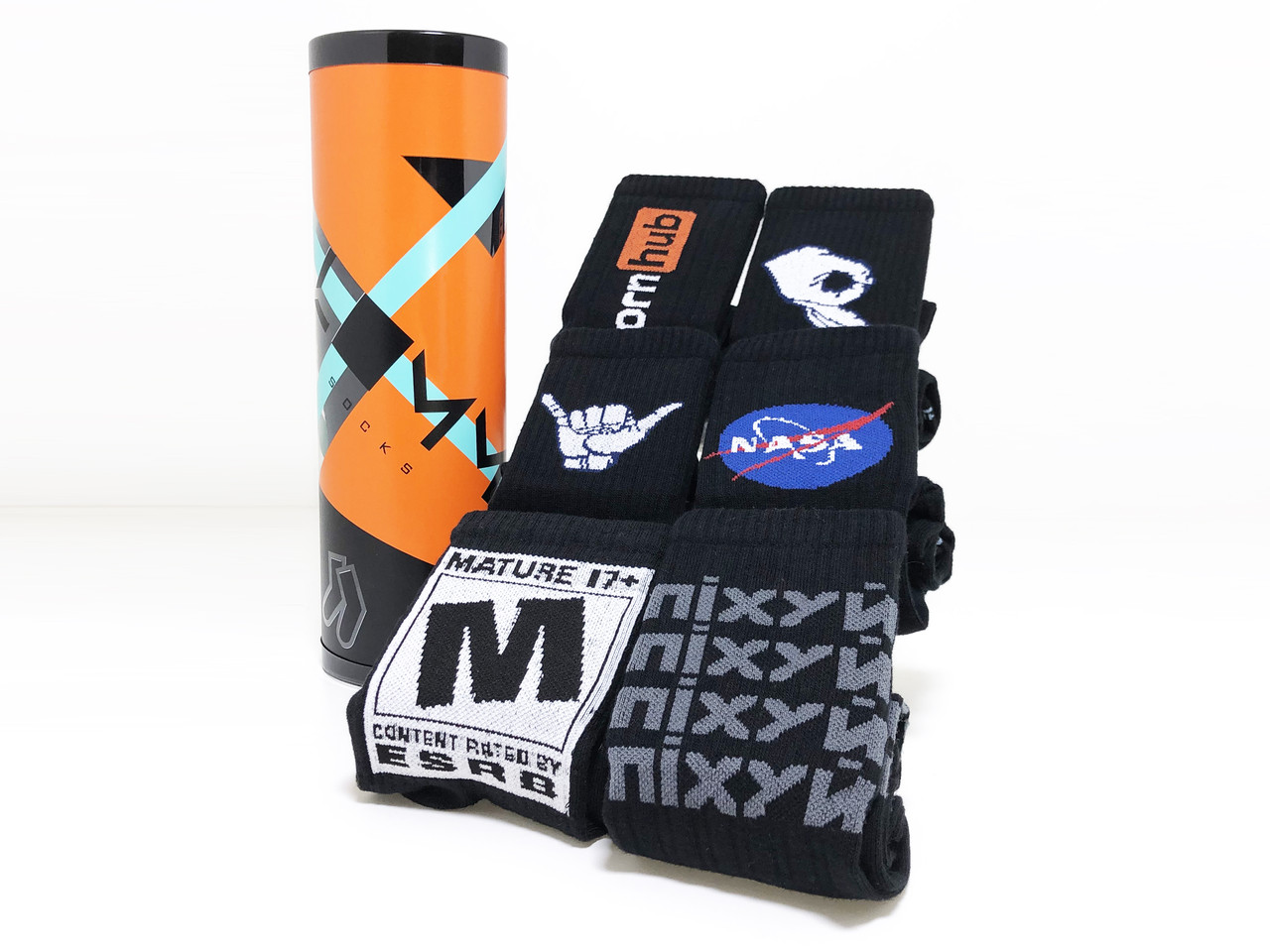 Подарунковий тубус шкарпеток True Man tube, One size (37-43)
