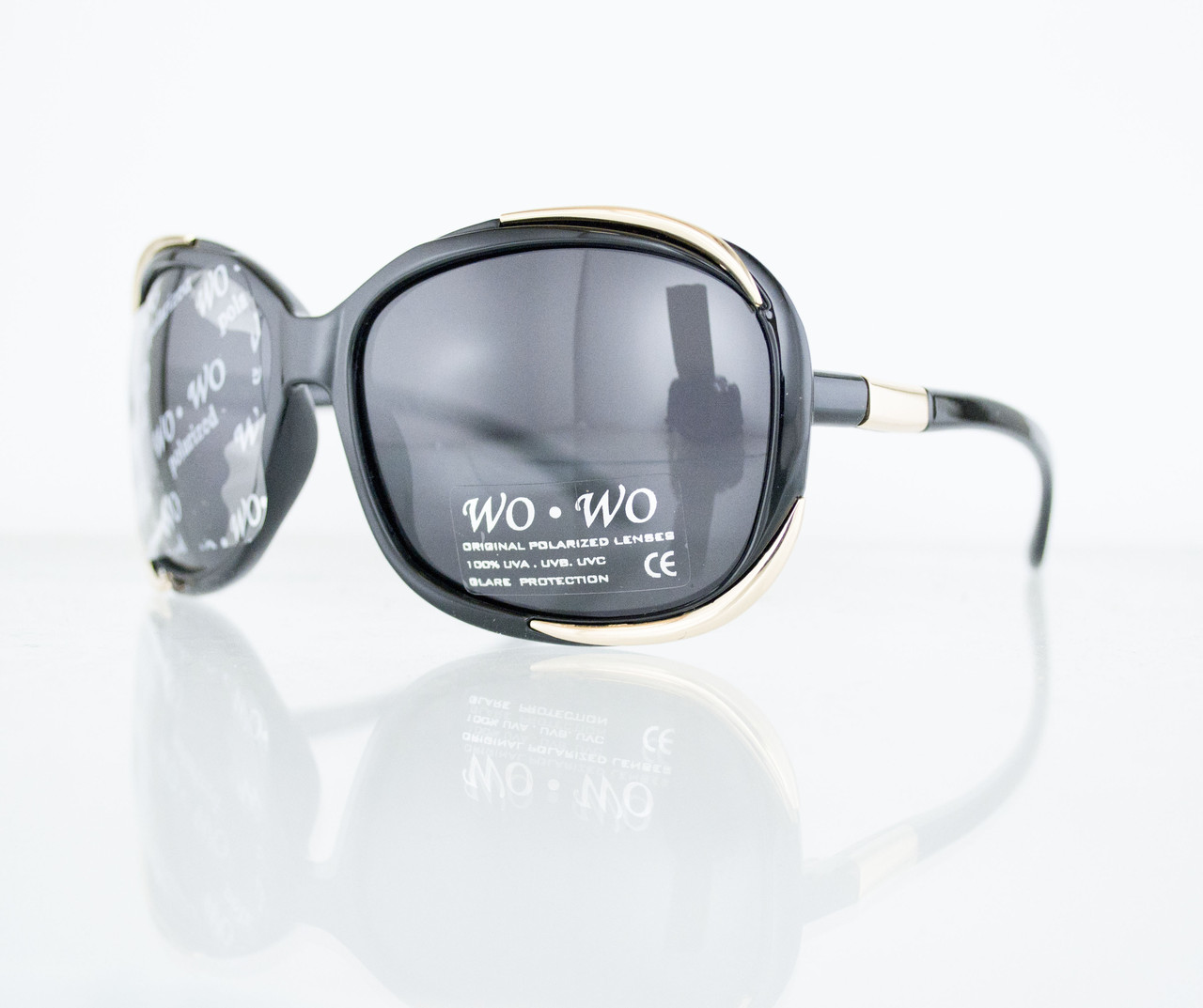 Окуляри жіночі сонцезахисні поляризаційні - Чорні - 8140