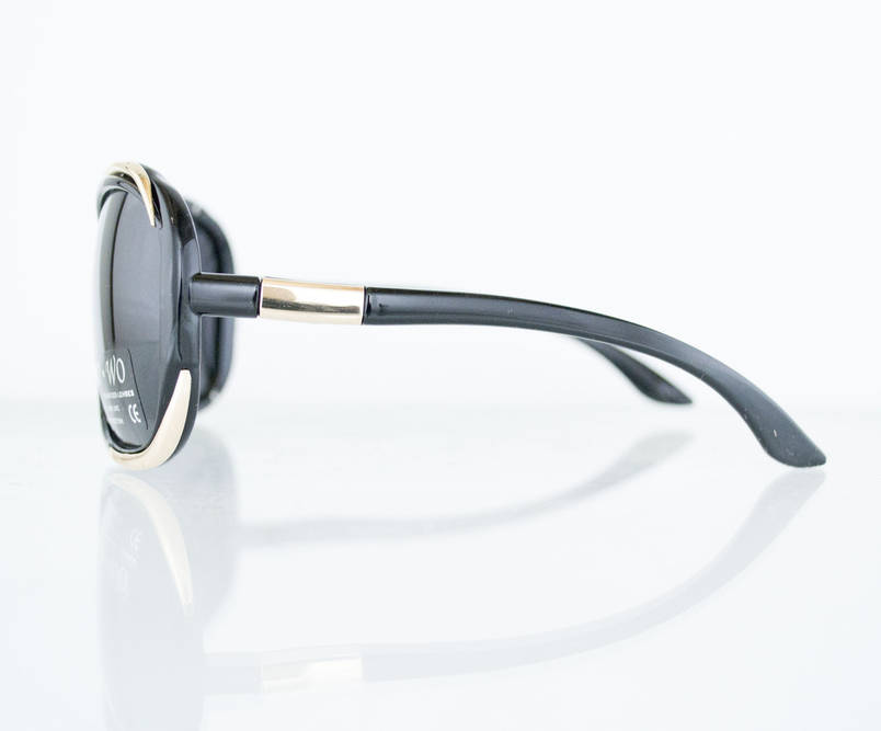 Окуляри жіночі сонцезахисні поляризаційні - Чорні - 8140, фото 3