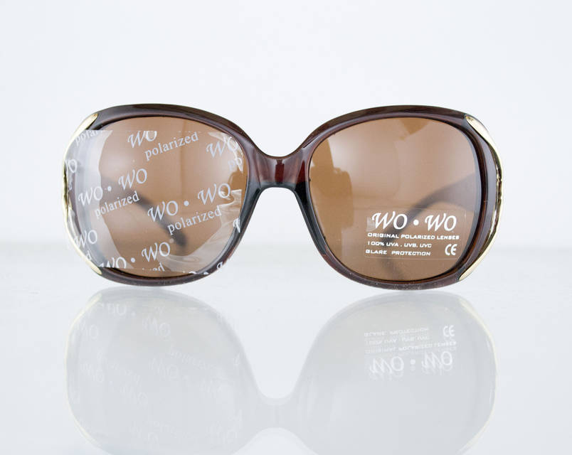Окуляри жіночі сонцезахисні поляризаційні - Коричневі - 8164, фото 2