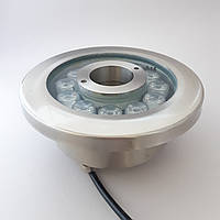 Светильник для фонтана RGB 12Вт (12 х 1 Вт) 24В IP68 переменного тока с креплением на трубу