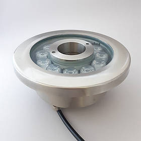 Світильник для фонтану RGB 12Вт (12 х 1 Вт) 24В IP68 змінного струму з кріпленням на трубу