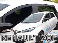 Дефлекторы окон (ветровики) RENAULT ZOE 5D 2012-> (HEKO)