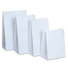 Паперовий пакет з дном 320х150х300 Білий 100г