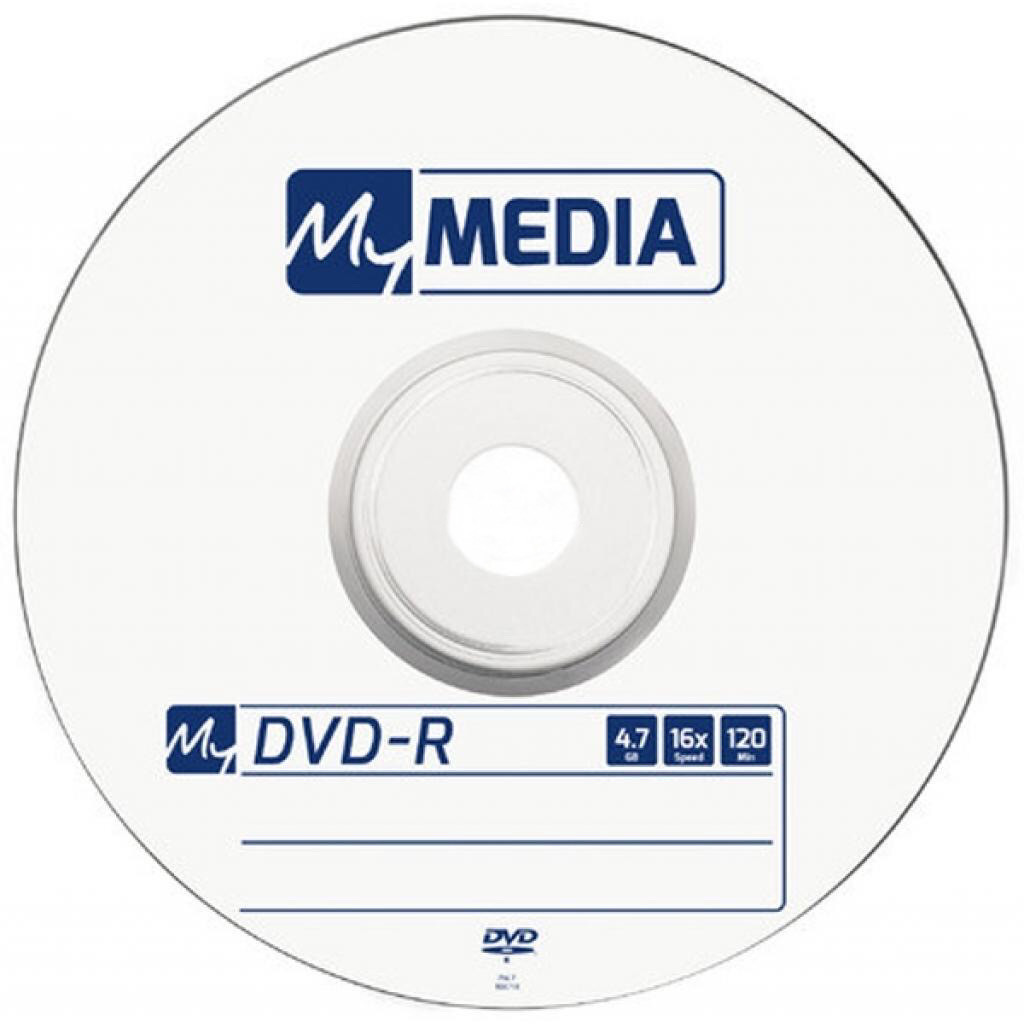 Диск DVD-R для видео MyMedia 16x Bulk/50 - фото 1 - id-p1230199194