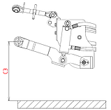 Передня триточкова навішування Agrometall CH-KUB3, фото 2