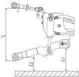 Передня триточкова навішування Agrometall CH-KUB3, фото 3