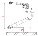 Передня триточкова навішування Agrometall CH-MIT1, фото 2