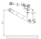 Передня триточкова навішування Agrometall CH-MIT1, фото 3