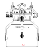 Передня триточкова навішування Agrometall CH-MIT1, фото 4