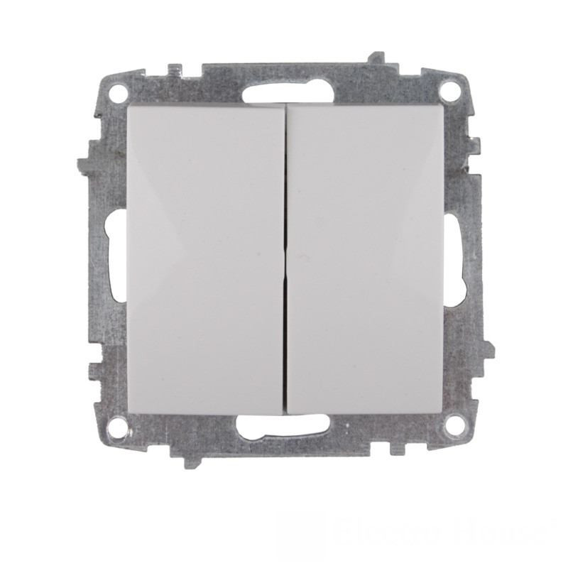 Механізм вимикача подвійного Enzo EH-2122 EH-2122