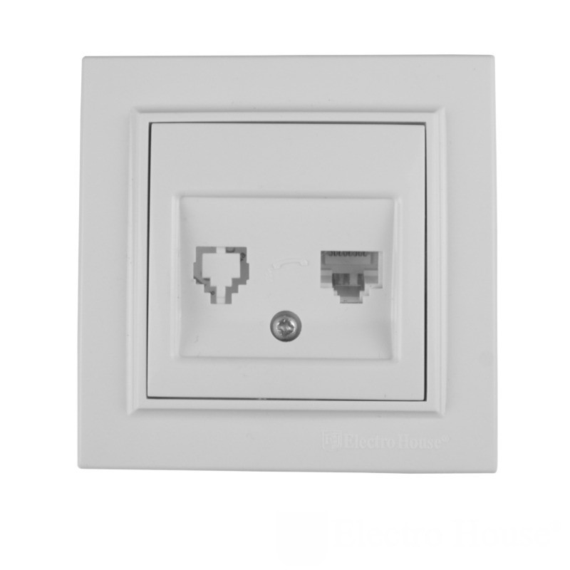 Розетка комп'ютерна Enzo EH-2114 EH-2114