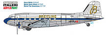 BREITLING DC-3. Збірна модель літака в масштабі 1/72. ITALERI 1393, фото 4
