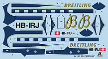 BREITLING DC-3. Збірна модель літака в масштабі 1/72. ITALERI 1393, фото 3