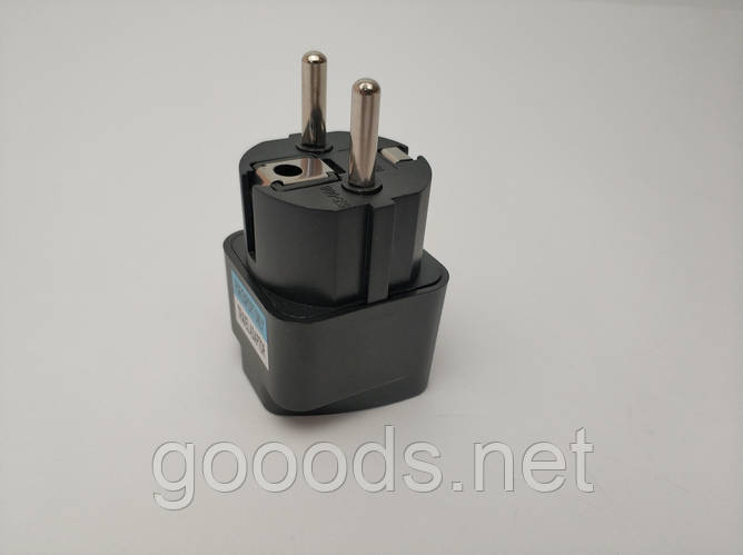Сетевой переходник для европейской розетки Черный (ID#1230233397), цена ...