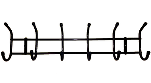 Вішалка настінна 6 гачка 0106