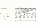 Бочка глушника універсальна зміщений вихід (210x110x350 ; d= 50)