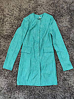 Женский пиджак бирюзового цвета, размер М