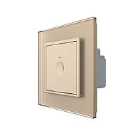 Сенсорний вимикач Sense 1 сенсор Livolo золото (722000113)