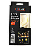 Світлодіодна лампа Filament 4w EGE LED модель ТВ 033, фото 4