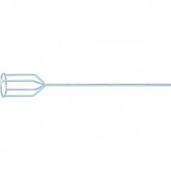 Міксер для гіпсових сумішей, 100 х 590 мм, оцинкований, шестигранний хвостовик 8 мм Matrix