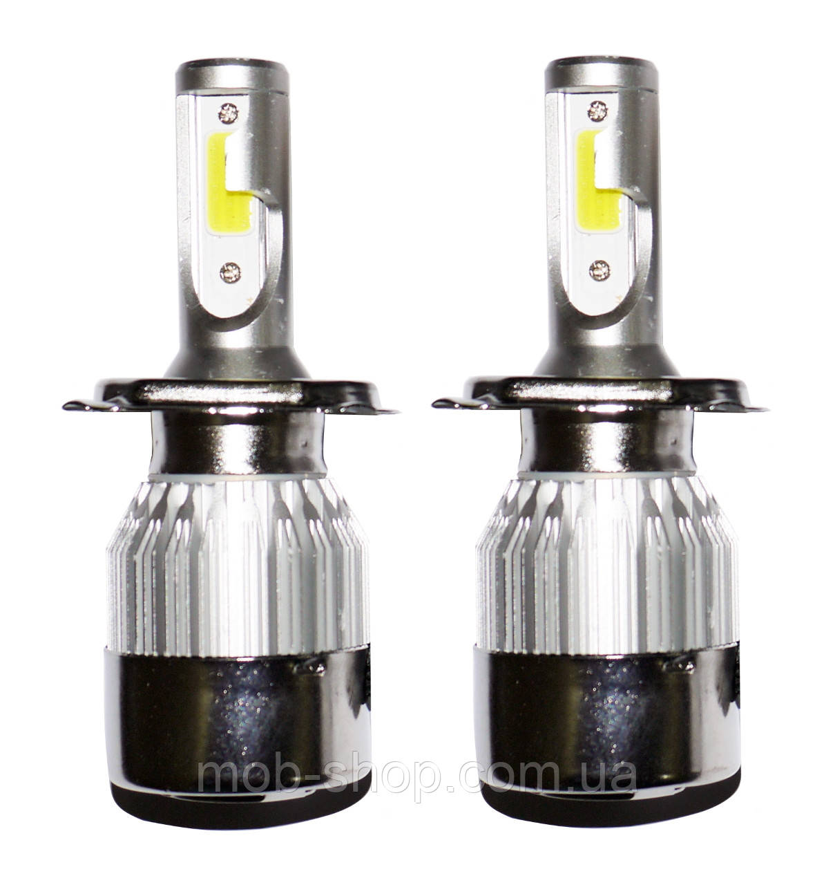 Комплект 2 ШТ! H4 Світлодіодні лед лампи C6 у фари ваз ланос Xenon LED БіКсенон 36W 12V 3800K, фото 1