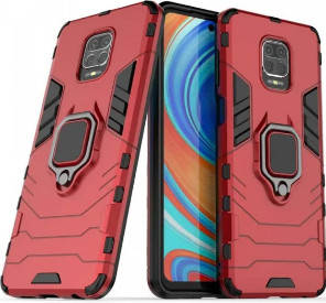 Ударостійкий чохол Transformer Ring для Xiaomi Redmi Note 9S / Note 9 Pro / Note 9 Pro Max (Червоний)