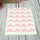 Куточки для світлин, рожеві самоклейні на аркуші 24 куточки, фото 2