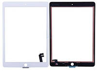Сенсор (тачскрин) для iPad Air 2, iPad 6 (A1566, A1567) белый Оригинал (Тестирован)
