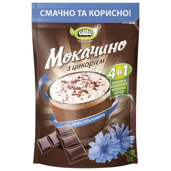 Розчинний напій із цикорію 3 в 1 Мокачино Elite без кофеїну 190 грамів