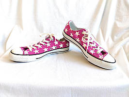 Кеди Converse All Star з принтом зірок (розмір 40-41, UK8, EU41,5)