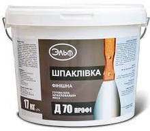 Шпаклівка фінішна Ельф Д70 профі 17кг готова