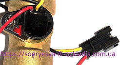 Датч. прот. води HUADI лат. +Холла три пров. 1/2" вн/нара мама (б.ф.у) котлов-колонок, арт.TP27T, к.з. 0122/2