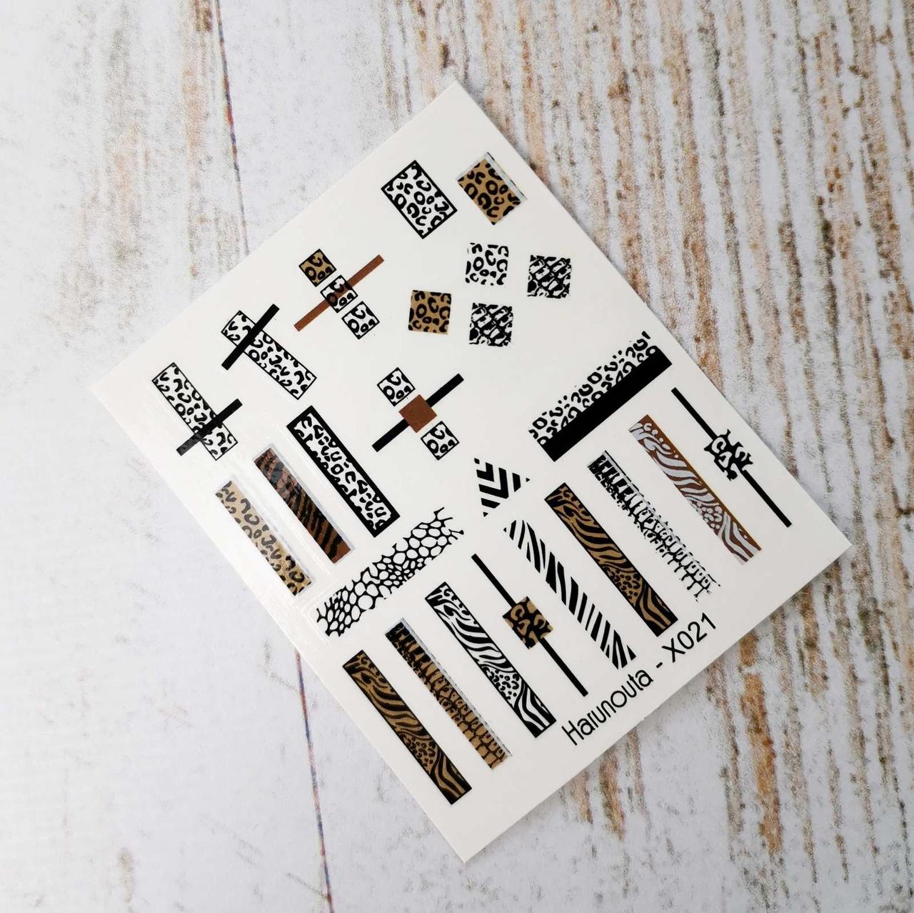 Водні наклейки для дизайну нігтів