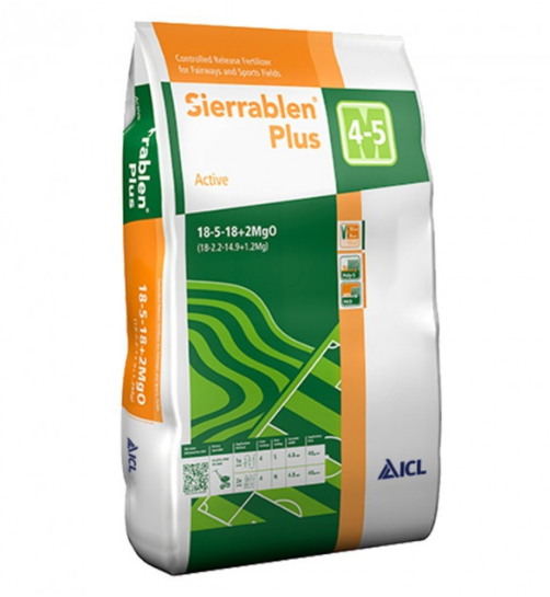 Добриво для газону SierrablenPlus Active (18+5+18+2MgO) 4-5міс на 7-10 соток 25 кг