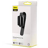 Автомобільний тримач для окулярів Baseus Platinum Vehicle Eyewear Clip, чорний, фото 3