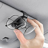 Автомобільний тримач для окулярів Baseus Platinum Vehicle Eyewear Clip, чорний, фото 7