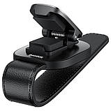 Автомобільний тримач для окулярів Baseus Platinum Vehicle Eyewear Clip, чорний, фото 9
