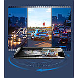 Відеореєстратор дзеркало з двома камерами REMAX Weon Series Driving Recorder CX-06 1080p, сірий, фото 7