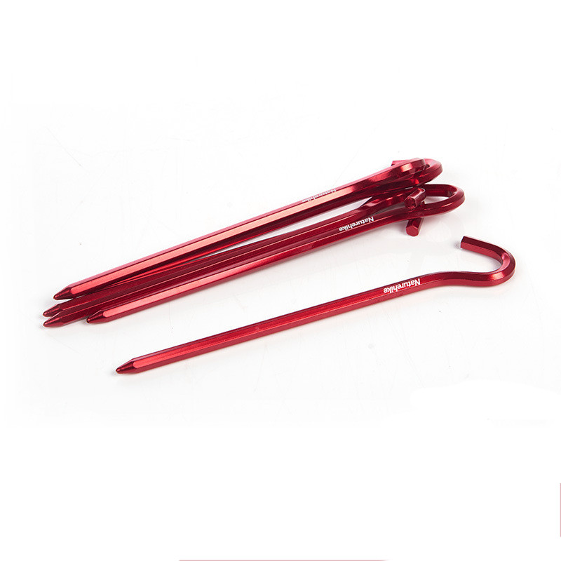 Кілочки Naturehike Hexagon 180 мм (6шт) NH17D027-D Red