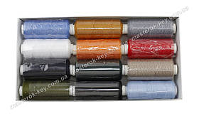 Швейна нитка Kiwi 40/2 Паковання кольорові