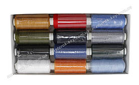 Швейна нитка армована Kiwi 20/2 Паковання кольорові