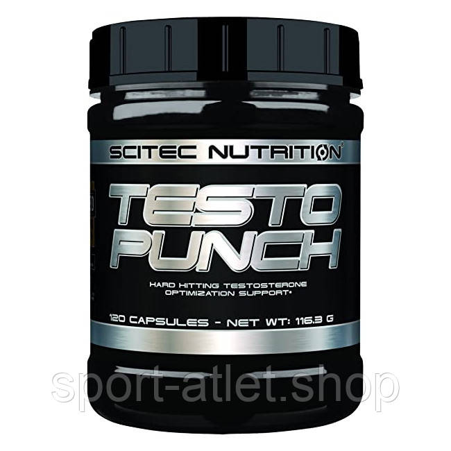 Стимулятор тестостерону Scitec Testo Punch, 120 капсул