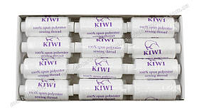 Швейна нитка Kiwi 40/2 Паковання колір білий