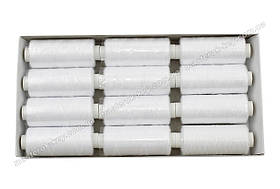 Швейна нитка армована Kiwi 20/2 Паковання колір білий